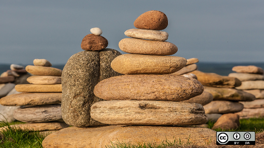 Rocks stacked