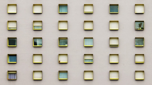 wall of windows