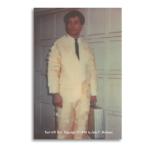 John P. Weiksnar dons the original Post-it® suit, © 1990