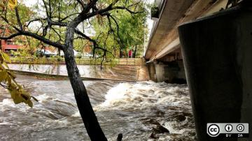 Flooding from Hurricane Sandy