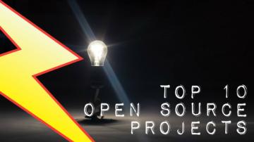 Top 10 open source projects of 2014 with lightbulb