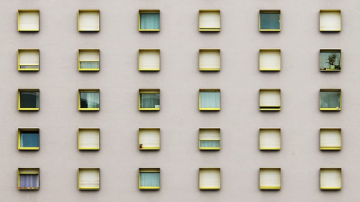 wall of windows